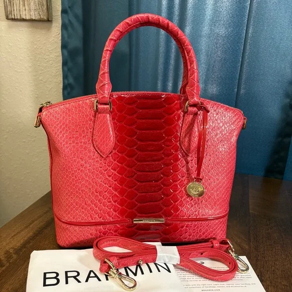 Brahmin NWOT Duxbury - Flame Calimero - Feminine, Sultry, Date Night - Picture 10 of 16